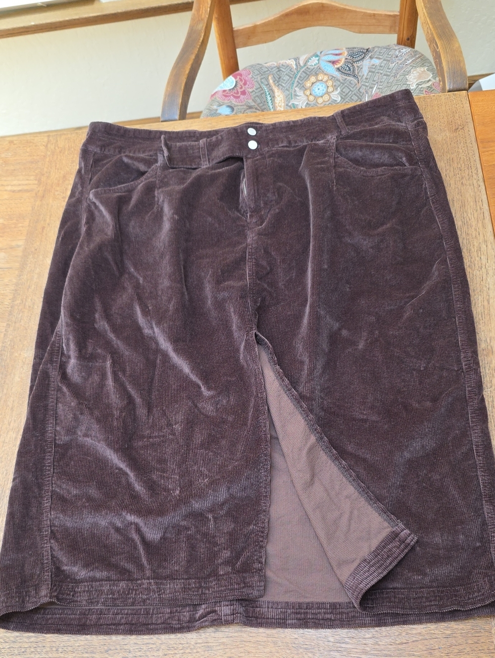 Pilcro/Anthro Women's  Size 24 Chocolate Brown Skirt Pants